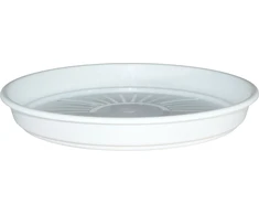 Matte pagrindas su kraštu, 25 cm, balta