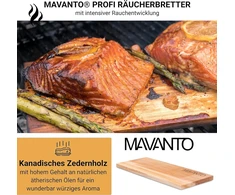 Mavanto Xxl grilio lentos – kanadietiško kedro medienos lenta grilinimui – ypač storos (30 x 14 x 1,5 cm), patvarios ir daugkartinio naudojimo