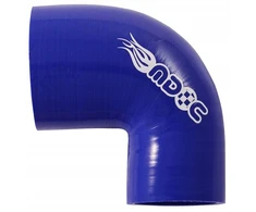 Mdc Silikoninė redukcinė alkūnė 90st 80/76mm mėlyna Intercooler turbo
