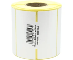 Mdlabels Termo Etiketės 90x40mm, 1000 vnt. - Lipnios, Brūkšniniam Kodui