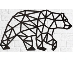 Medinės 3d dėlionės Ewa Dekoracija - Meškėnas