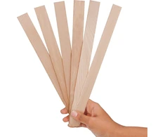 Medinės maišymo lazdelės amatams, 40 vnt., 30 cm