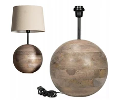 Pakabinamas šviestuvas Medinis boho stiliaus šviestuvas 47cm rutulinis stalo pastatomas naktinis darbo kambario svetainei