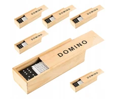 Medinis domino X 28 klasikinis stalo žaidimas šeimos vakarėliams 6 dėžutės