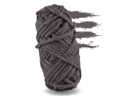 Medvilninis virvelė makramė 3mm 20m, rudas