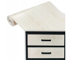 Medžio imitacijos lipni baldų plėvelė Jesion Baltas 90x50 cm Diy