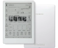 Meebook E-reader M8 | 7.8 colių vieno carta ekranas | 300ppi išmanusis apšvietimas | Android 14 | aštuonių branduolių procesorius | dvigubi mikrofonai ir garsiakalbiai | palaiko play store | ranka rašomas | 4gb + 64gb | micro-sd lizdas | baltas