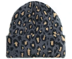Megzta kepurė su leopardo raštu žieminė megzta kepurė su leopardo raštu vilnonė kepurė moteriška žieminė kepurė šilta kepurė gyvūnų rašto leopardo kepurė gyvūnų rašto kepurė slidinėjimo kepurė moterims vyrams lauko jojimui