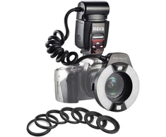 Objektyvas Meike Mk-14ext Ittl Ttl Led makro žiedinė blykstė, skirta Nikon D4 D800 D5200 D7100 Dslr fotoaparatams su karšto lizdo jungtimi
