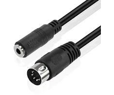 Stiprintuvas Meiriyfa 5-pin Din Midi į 3.5 mm Trs garso kabelis, 1m