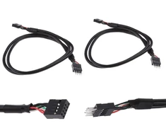 Meiriyfa Usb 2.0 9 kontaktų vidinis motininės plokštės laidas, 50cm