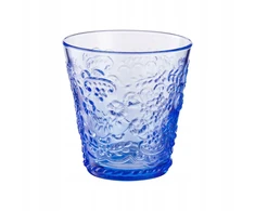 Mėlyna kobalto stiklinė 270 ml, Abella, reljefinis raštas