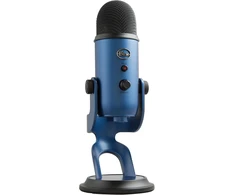 Mėlyna Microphones Yeti Usb mikrofonas, skirtas įrašymui ir transliacijai Pc ir Mac kompiuteriuose, reguliuojamas stovas, plug and play, midnight