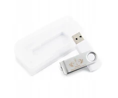 Memup Memorabbit Twister 64 Gb Usb 2.0 atmintinė + dėžutė + graviruotas Usb atminukas Komunijai
