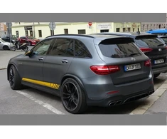 Mercedes Glc X253 Suv Amg Šoniniai Lipdukai Edition 1 Komplektas Juodas Matinis