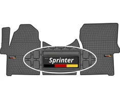 Mercedes Sprinter 2006-2017 Prismat guminiai kilimėliai automobiliui + Emblema