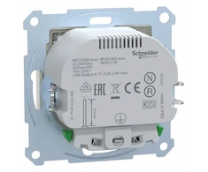Merten Mert Meg 2366-0319 Schuko lizdas su Usb įkrovikliu
