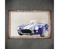Metalinė dekoratyvinė lentelė Shelby Cobra 2