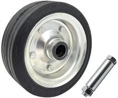 Metalinė-guminė ratlankio ratas 160x44mm su guoliu Zabi