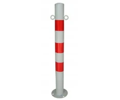 Metalinė kelio užtvara, parkavimo stulpelis, blokuojantis, 76 cm