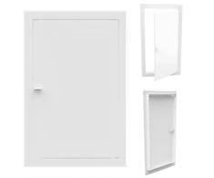 Metalinės revizinės durelės instaliacijai 30x80 baltos