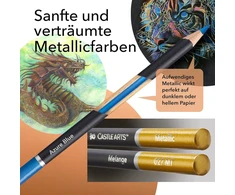 Metaliniai pieštukai "castle Art Supplies", 48 spalvos, dėžutėje