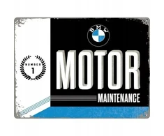 Metalinis 3d plakatas 30x40cm Bmw Number 1