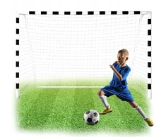 Metalinis futbolo vartai su tinklu