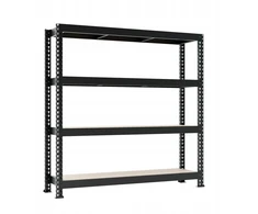 Metalinis įspaudžiamas stelažas Mega-met 180x180x60 Metalkas 1200kg 4 lentynos Hdf