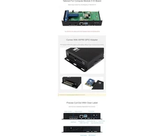 Metalinis korpusas, skirtas raspberry pi compute module 5 io board cm5, mini pc korpusas su aušinimo ventiliatoriumi, 40pin gpio adapteris, atsparus dulkėms, sieninis laikiklis, skirtas pramoniniams ir „pasidaryk pats“ pi projektams