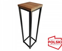 Metalinis loft stiliaus stovas su reguliavimu, 28 cm