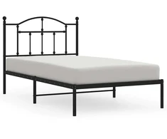 Lova Metalinis lovos rėmas su galvūgaliu, juodos spalvos, 100x190cm