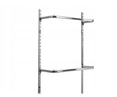 Metalinis modulinis drabužių kabykla Best-line parduotuvei, drabužiams, salonui 100x240 chromuotas