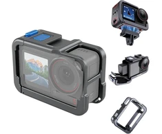 Metalinis narvelis, skirtas dji action 5 pro 4 3 premium priedams, daugiafunkcinis apsauginis rėmo dėklas, aliuminio korpuso komplektas, tinkamas su rėmo skeleto įvore su 1/4 sriegio jungtimi, skirtas vloggin