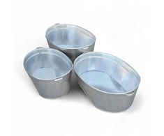 Metalinis ovalus cinkuotas dubuo-vonia 120l Wdr1312