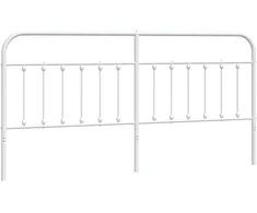 Lova Metalinis pakaitinis galvūgalis, baltos spalvos, 200cm