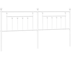 Lova Metalinis pakaitinis galvūgalis, baltos spalvos, 193cm