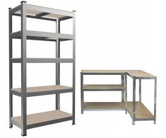 Metalinis sandėliavimo lentynų blokas rūsiui sandėliukui garažui 180x90x40 875 kg