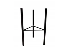 Metalinis stovas gėlėms "loft" 40cm, juodas