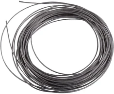 Metalinis trosas, 15 metrų 304 nerūdijančio plieno kabelio vielos lyno skersmuo 1,5 mm