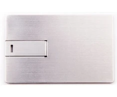 Metalinis Usb atmintukas 1 Gb sidabrinis su graviravimu