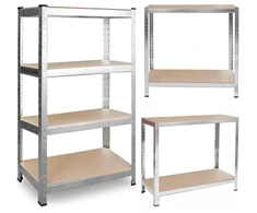 Metalo sandėlio lentynos 174 x 80 x 40 „Cronos 470100“