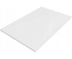 Mexen Bert stačiakampis smc akmens tekstūros dušo padėklas 90 x 70 cm baltas