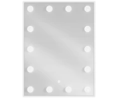 Mexen dona led apšviestas vonios veidrodis 60 x 80 cm su apsauga nuo rasojimo