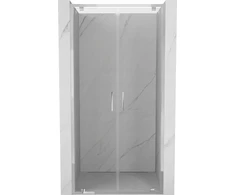 Mexen Exo dvigubos varstomos dušo durys nišai 80 cm 6 mm chromas