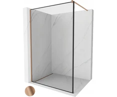 Mexen Kioto Walk-in dušo sienelė 160 x 200 cm vario spalvos, 8 mm stiklas