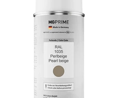 Mg prime purškiamų dažų rinkinys ral 1035 pearl beige/pearl beige matinio pagrindo sluoksnio skaidrus lakas purškiamas flakonas 400 ml