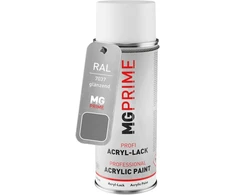 Mg prime ral 7037 dulkėtai pilka purškiamas flakonas 400 ml blizgus greitai džiūstantis