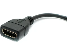 Micro Hdmi į Hdmi kampinis adapteris, 90 laipsnių