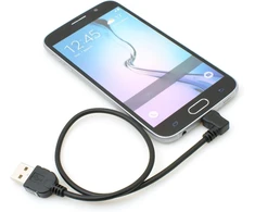 Micro Usb 2.0 kampinis 90 laipsnių adapterio laidas, 30 cm